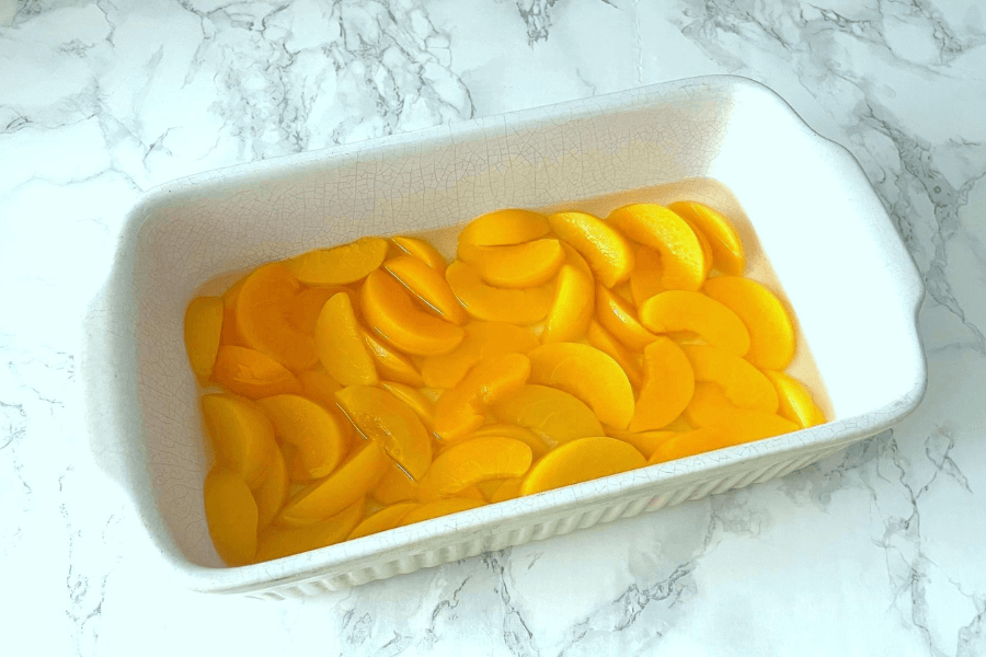 Peach cobbler canned peaches