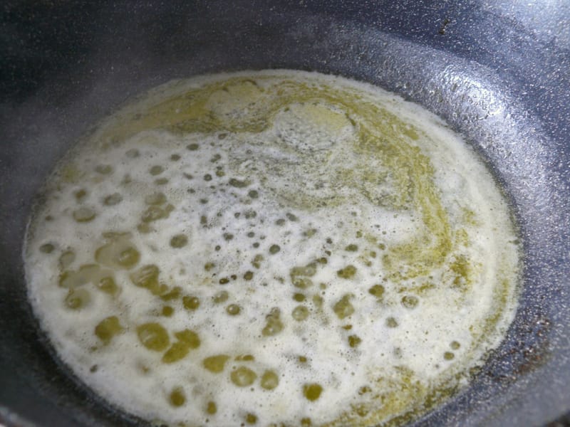 melted butter
