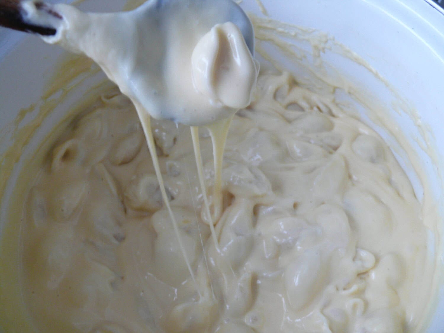 Stringy mac and cheese