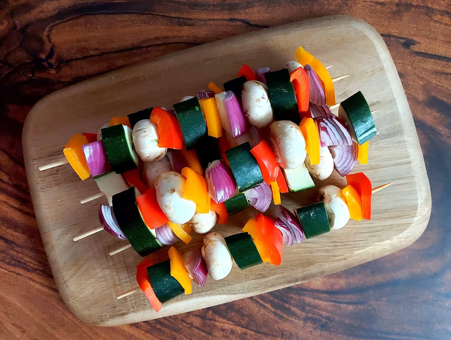 Skewered Vegetables