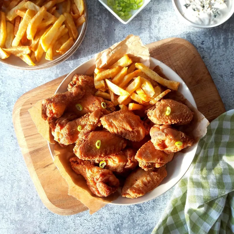 CRISPY FRIED CHICKEN WINGS RECIPE