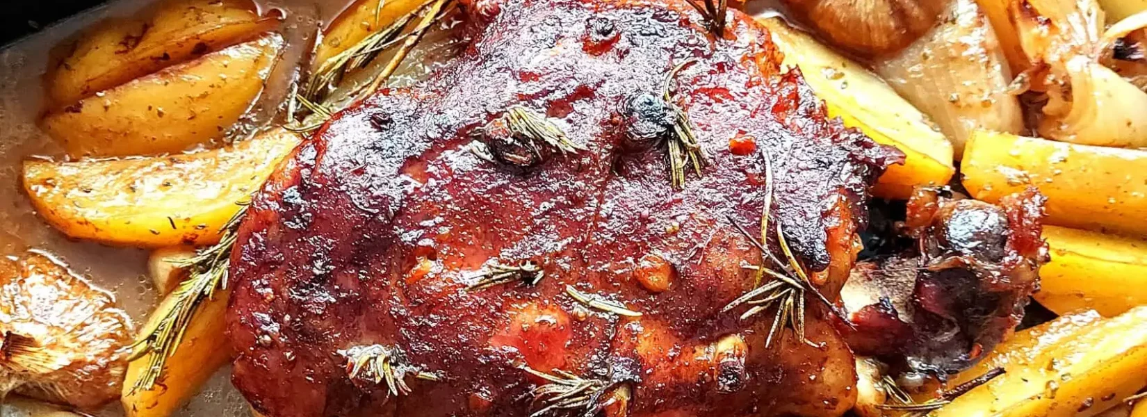 Greek Slow Roasted Leg of Lamb (Fall Off the Bone!)