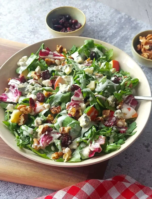 APPLE WALNUT BLUE CHEESE SALAD