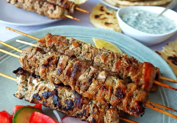 TRADITIONAL GREEK SOUVLAKI