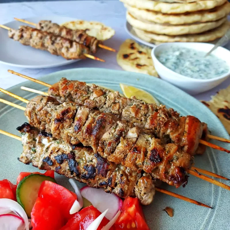 TRADITIONAL GREEK SOUVLAKI